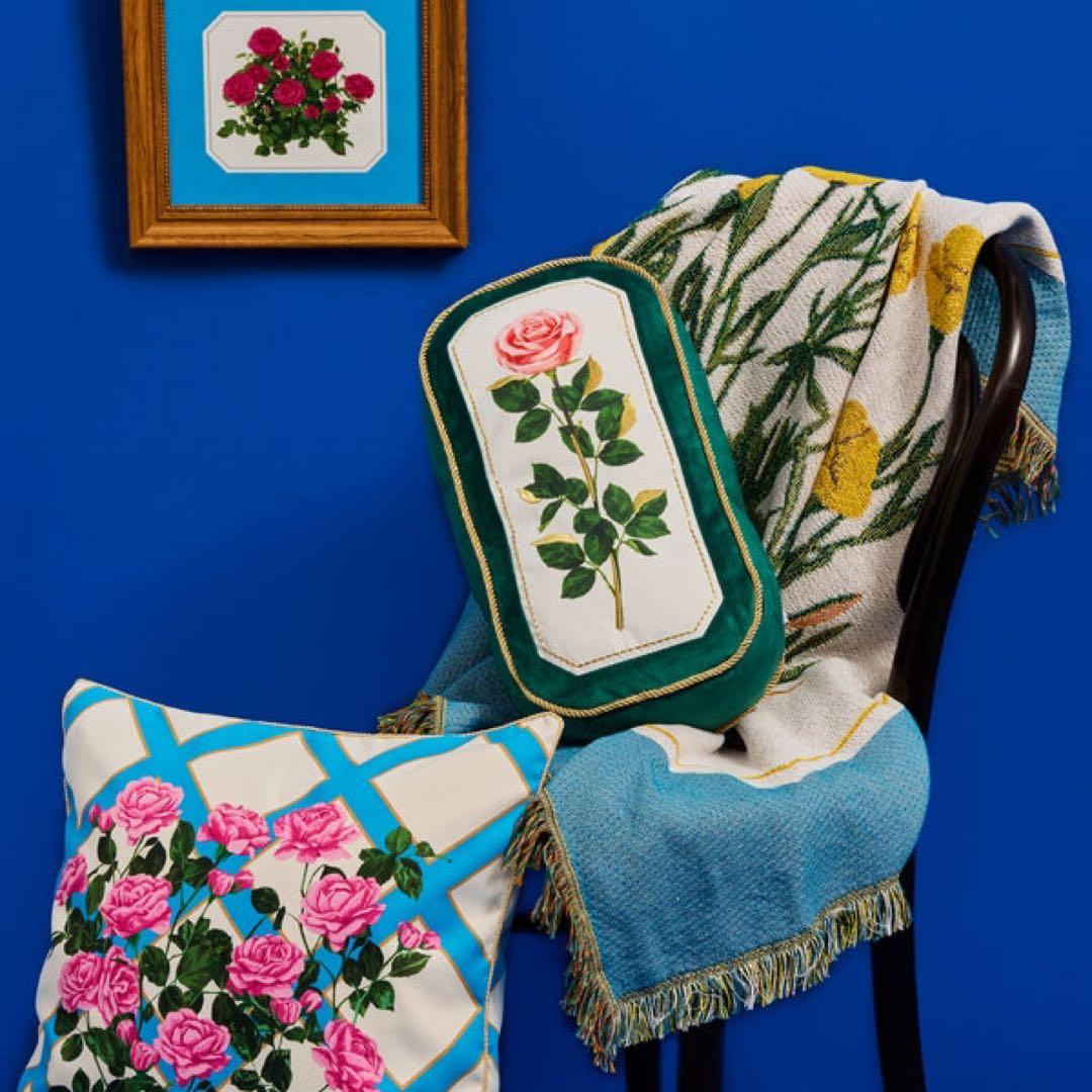 フランフラン ルルメリー RURU MARY’S クッションカバー バラ セット