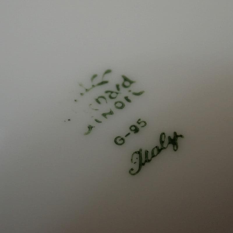 RU-6189 リチャードジノリ　ベッキオホワイト　スープカップ＆ソーサー　ペア