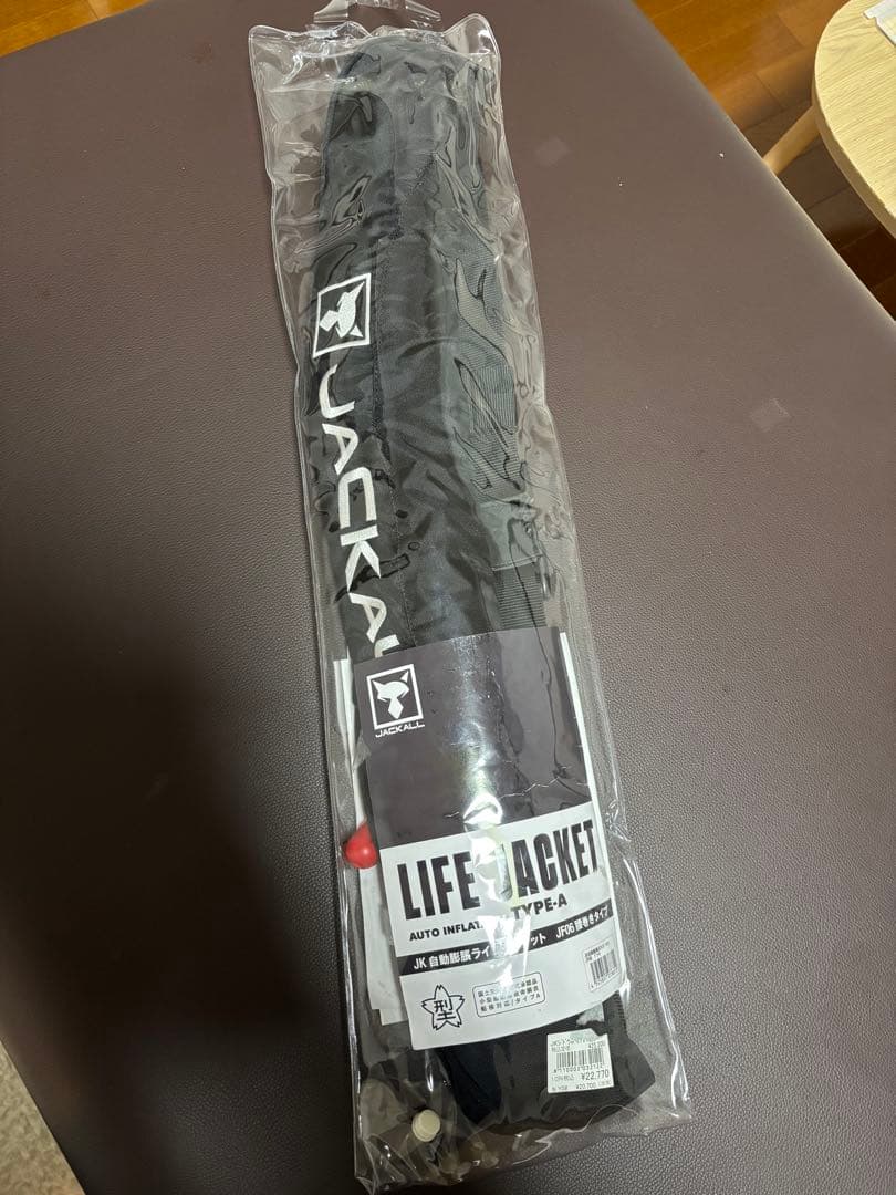 ジャッカル　JACKALL 腰巻き自動拡張ライフジャケット-JF06桜マーク付き