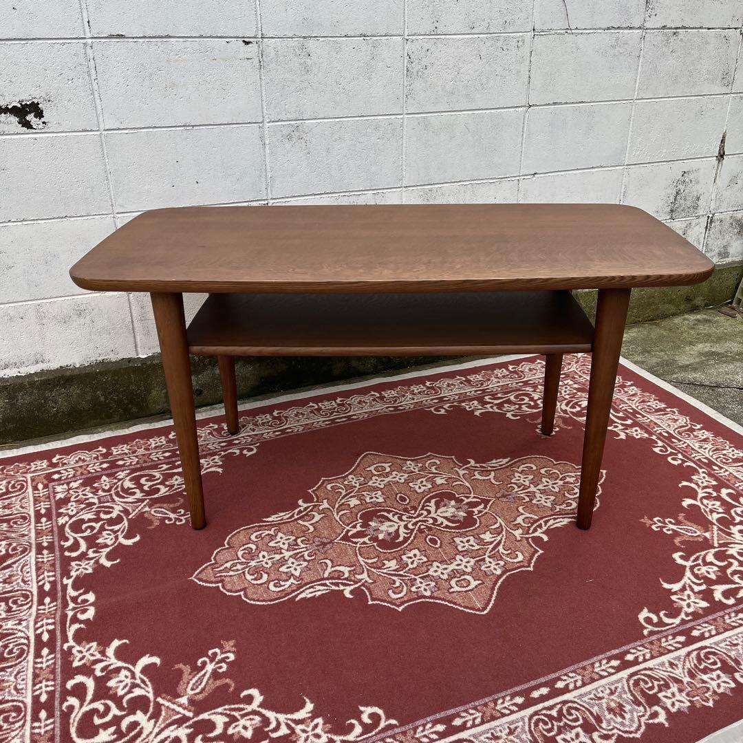 高品質 美品◾️飛騨産業 キツツキ 侭 JIN センターテーブル 棚付き 木製家具