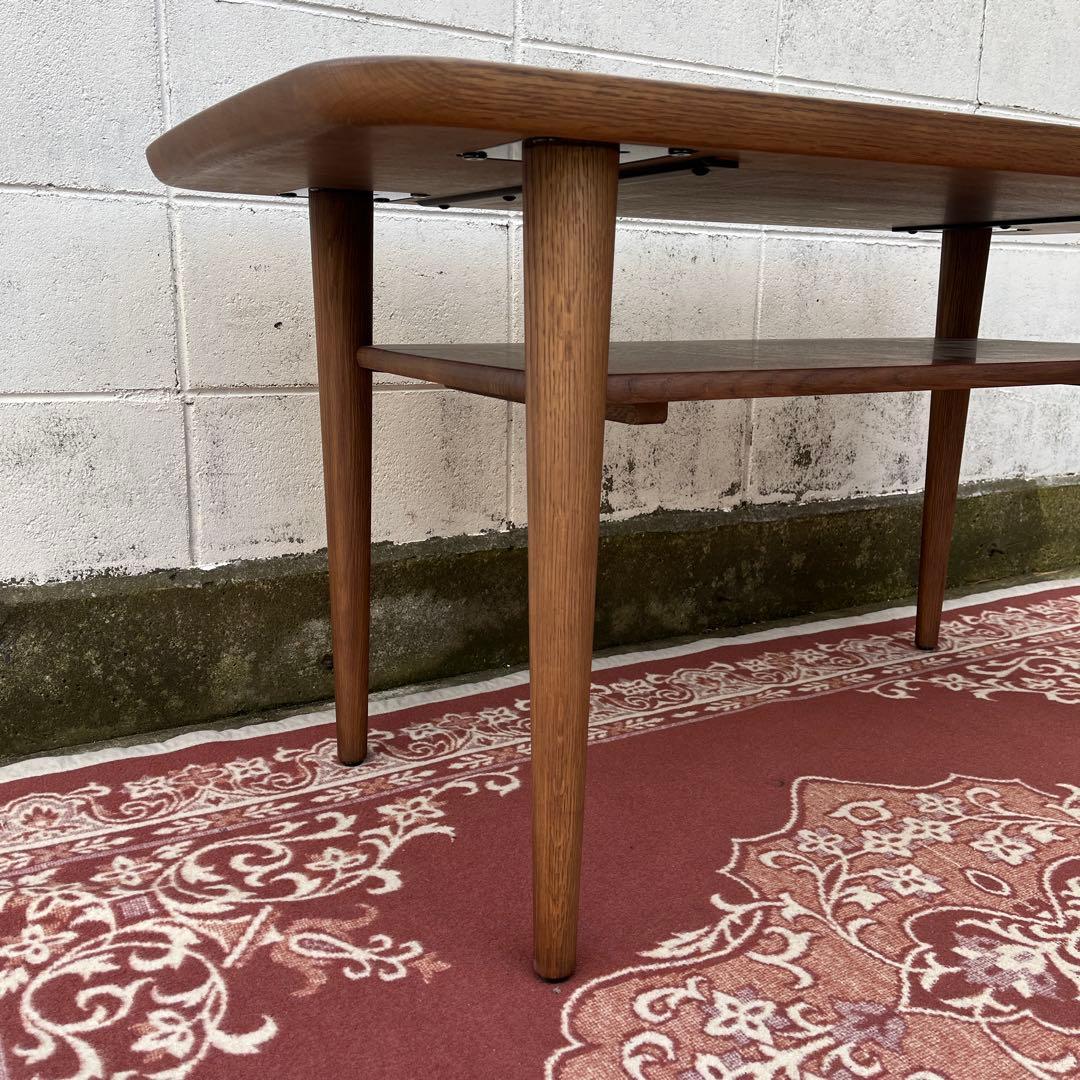 高品質 美品◾️飛騨産業 キツツキ 侭 JIN センターテーブル 棚付き 木製家具