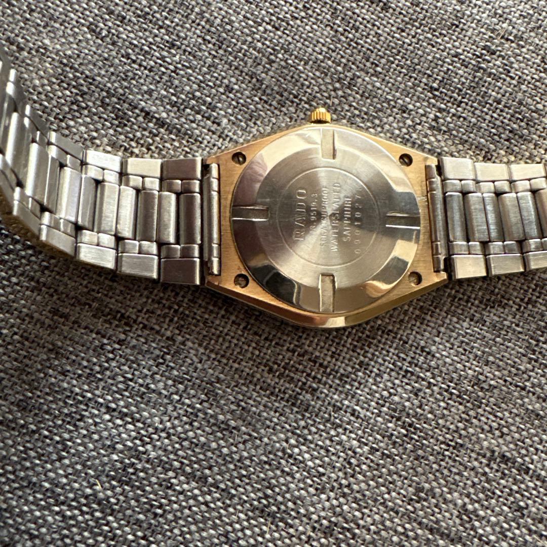 RADO クォーツ ゴールド 大人の魅力　《美品》　稼働品