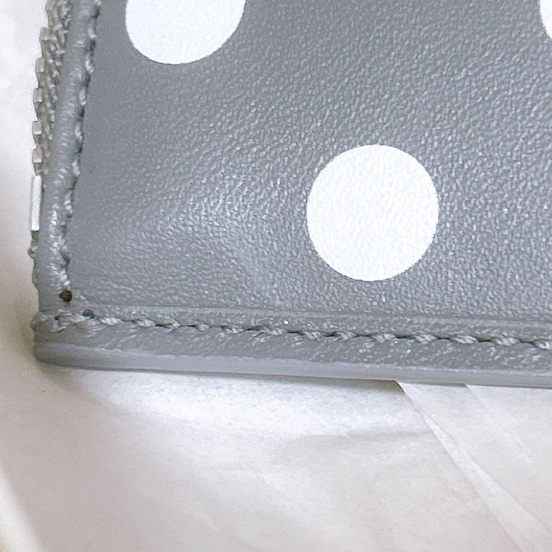 新品同様✨コムデギャルソン ポルカドット ケース L字ジップ 財布