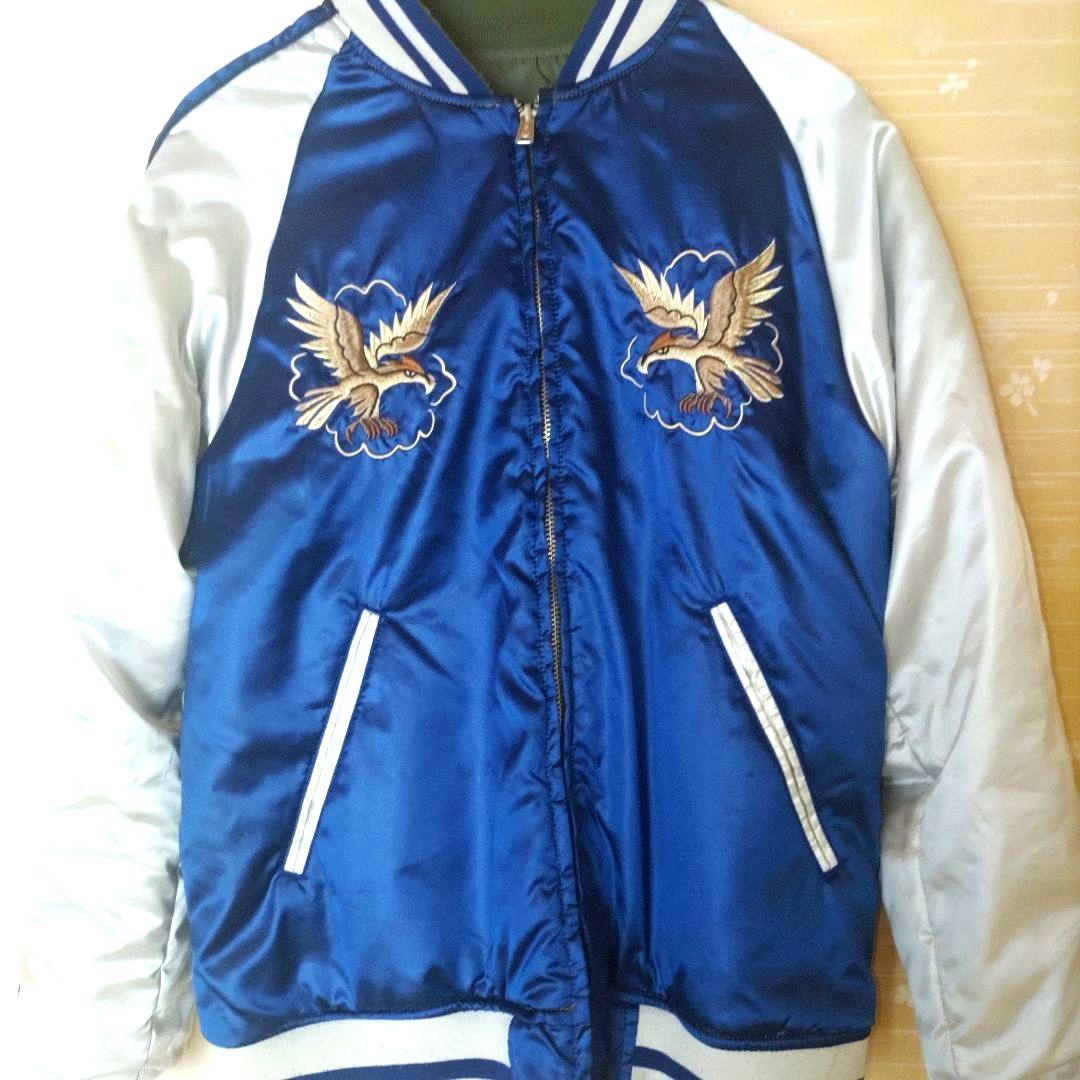 ALPHA リバーシブル スカジャン MA-1 Lサイズ