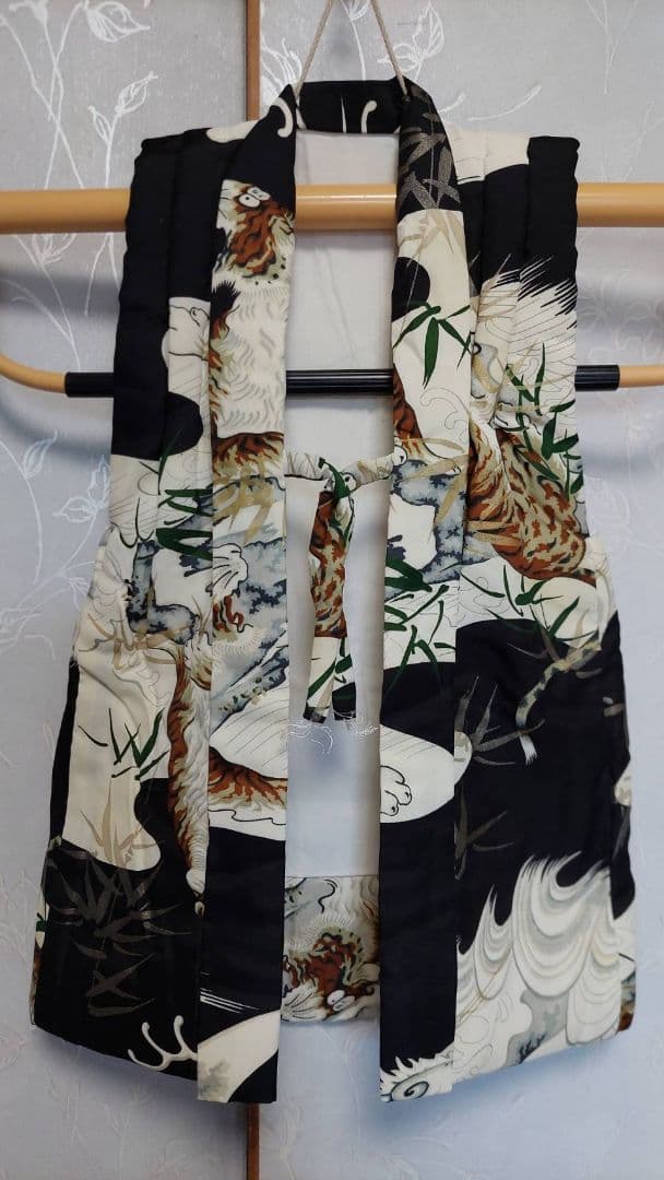 NA328アンティーク子供着物七五三被布着物2点セット綺麗着丈79センチ裄丈45