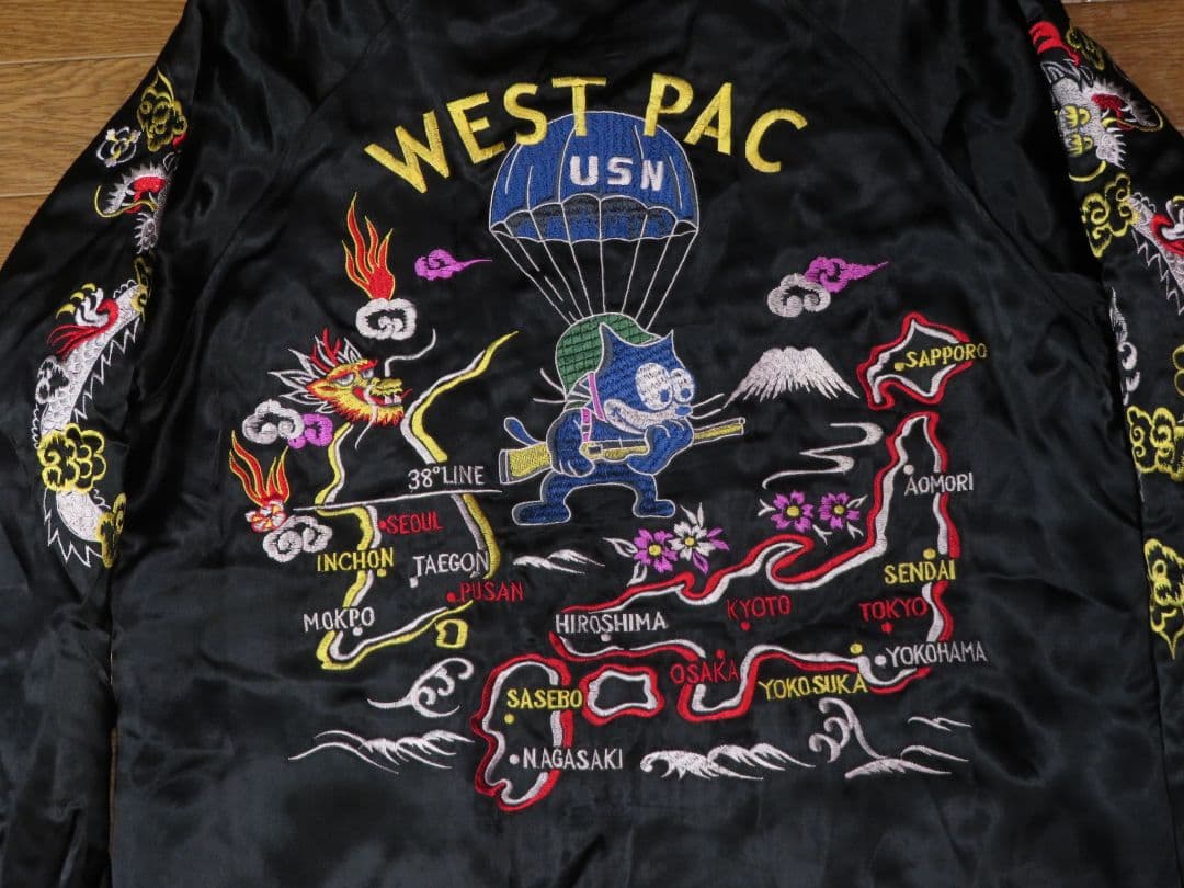 ✅️ WEST PAC FELIXS THE CAT フェリックス スカジャン