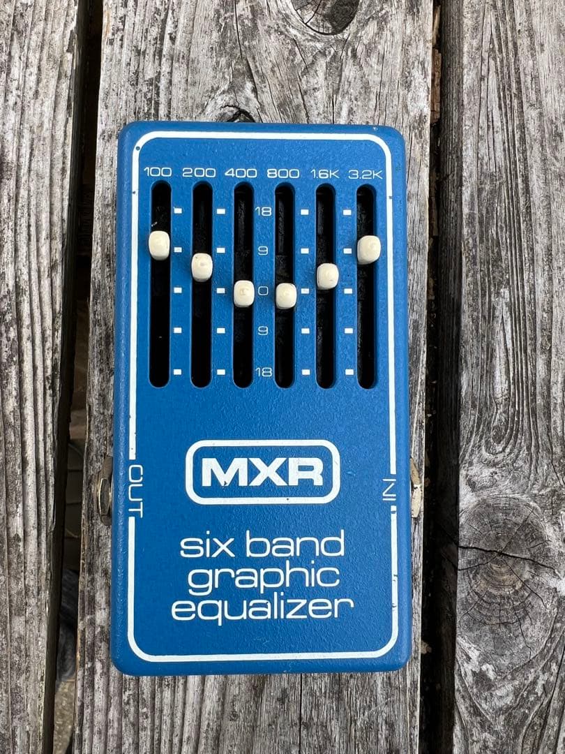 MXR six band graphic equalizer 箱付き。