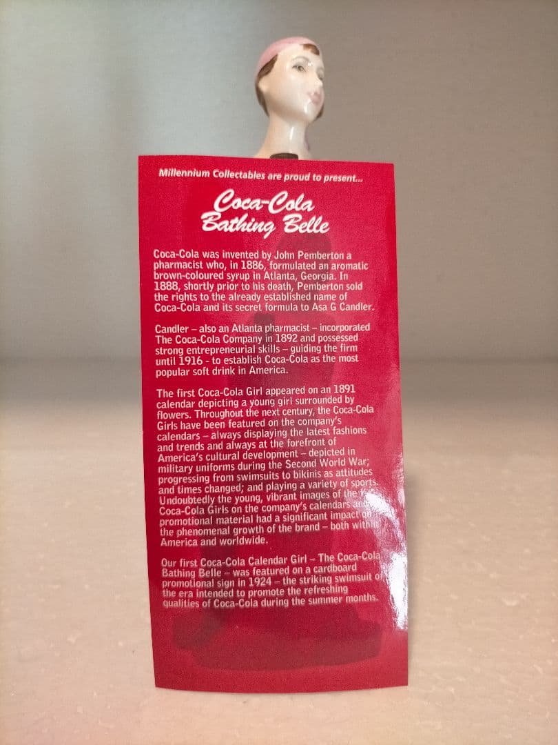 限定品   ロイヤルドルトン コカコーラ 広告フィギュア