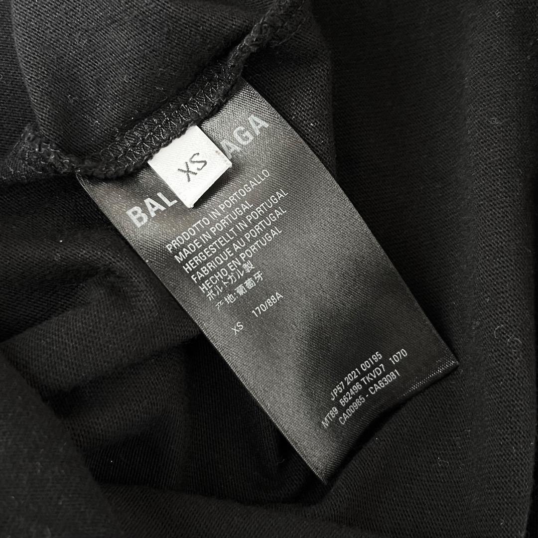 美品 バレンシアガ NASA スペース Tシャツ 長袖 ロンT ブラック