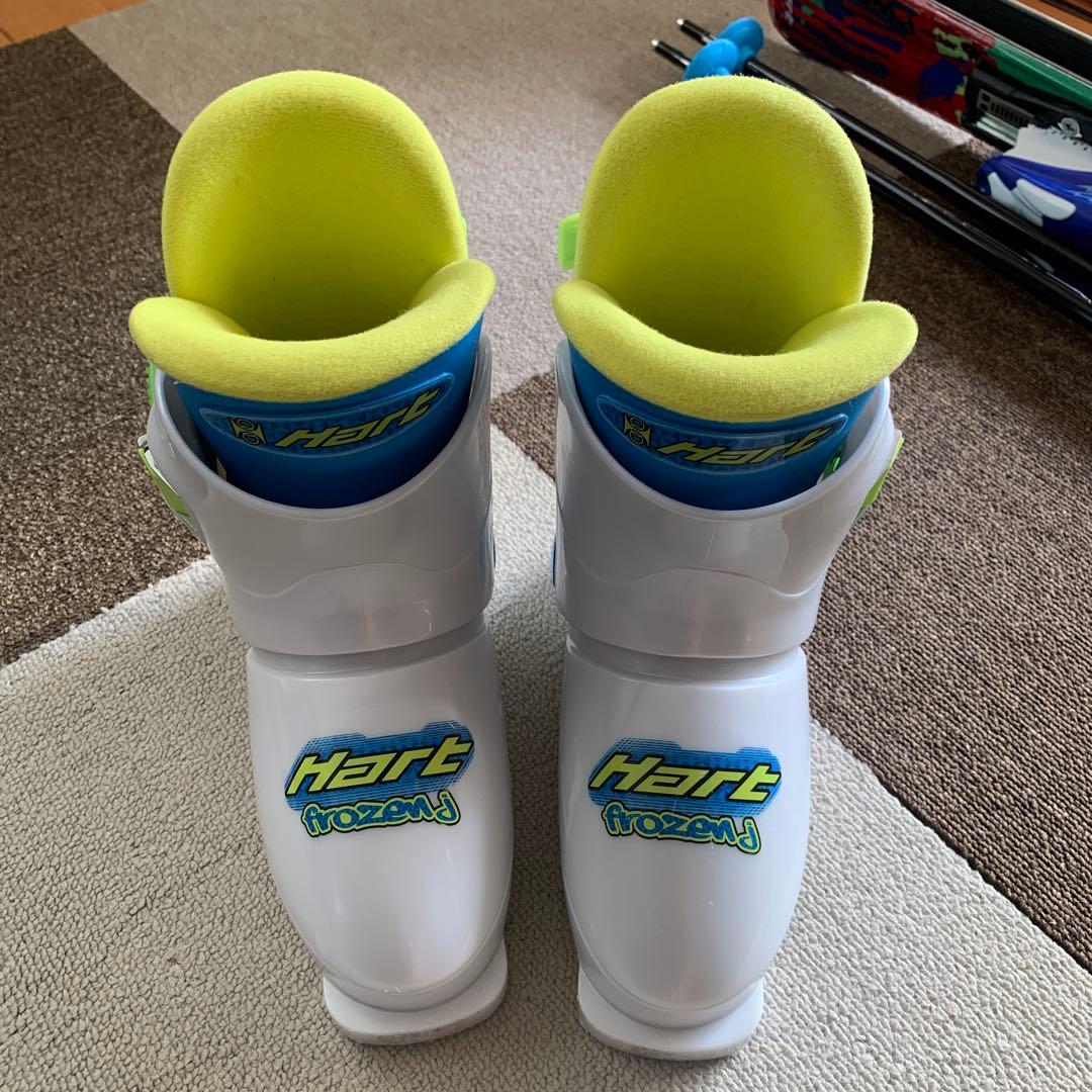 子ども用スキーセット　板96cm ストック90cm スキー靴19-20cm