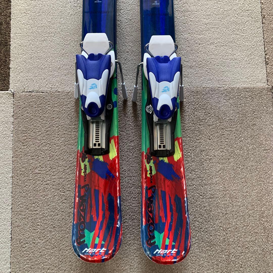 子ども用スキーセット　板96cm ストック90cm スキー靴19-20cm