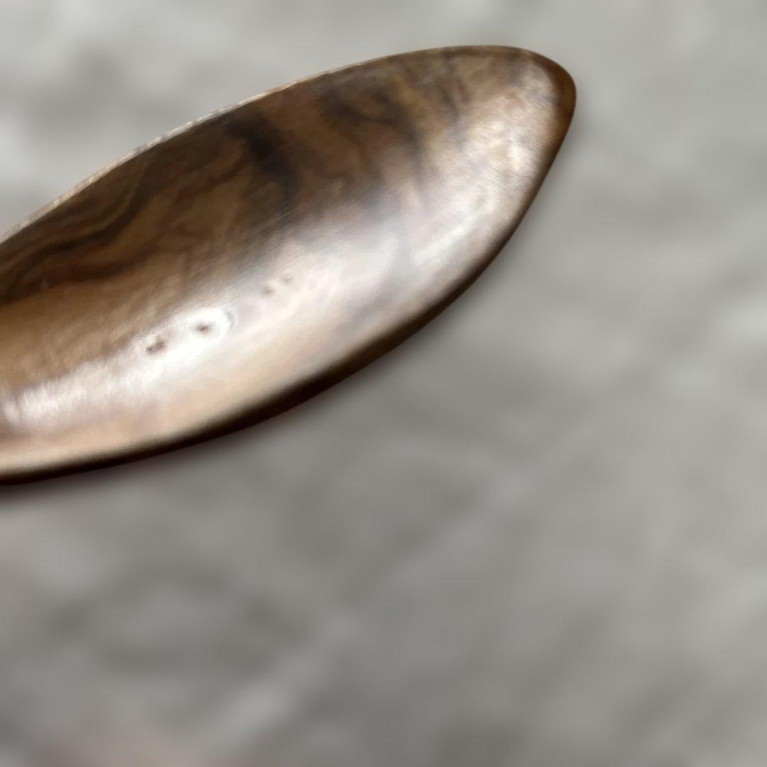 オリーブ　ハサミ式サラダサーバー　蚤の市　ヴィンテージ品　トング