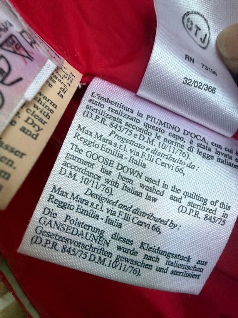 MaxMaraリバーシブル ロングダウンコート ハンガリーグースダウン 極暖レア