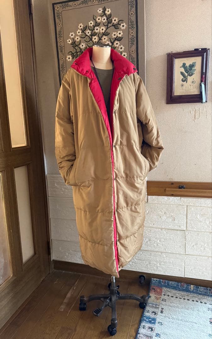 MaxMaraリバーシブル ロングダウンコート ハンガリーグースダウン 極暖レア