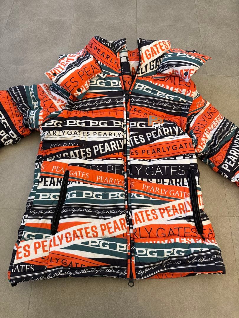 美品　パーリーゲイツ　ダウンジャケット2way 0サイズ