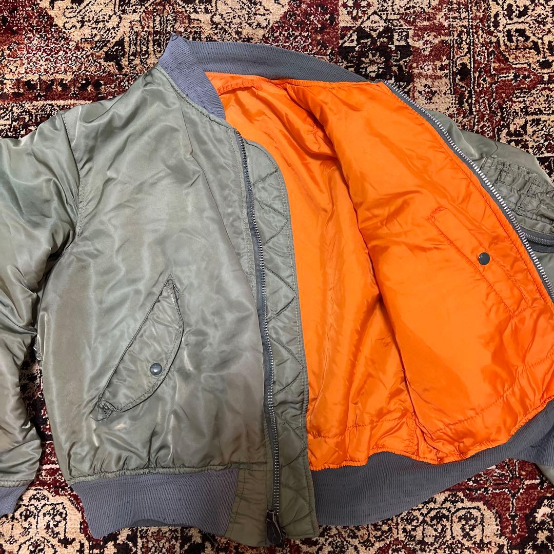 Alpha industries MA-1 90s オリーブ L ミリタリー