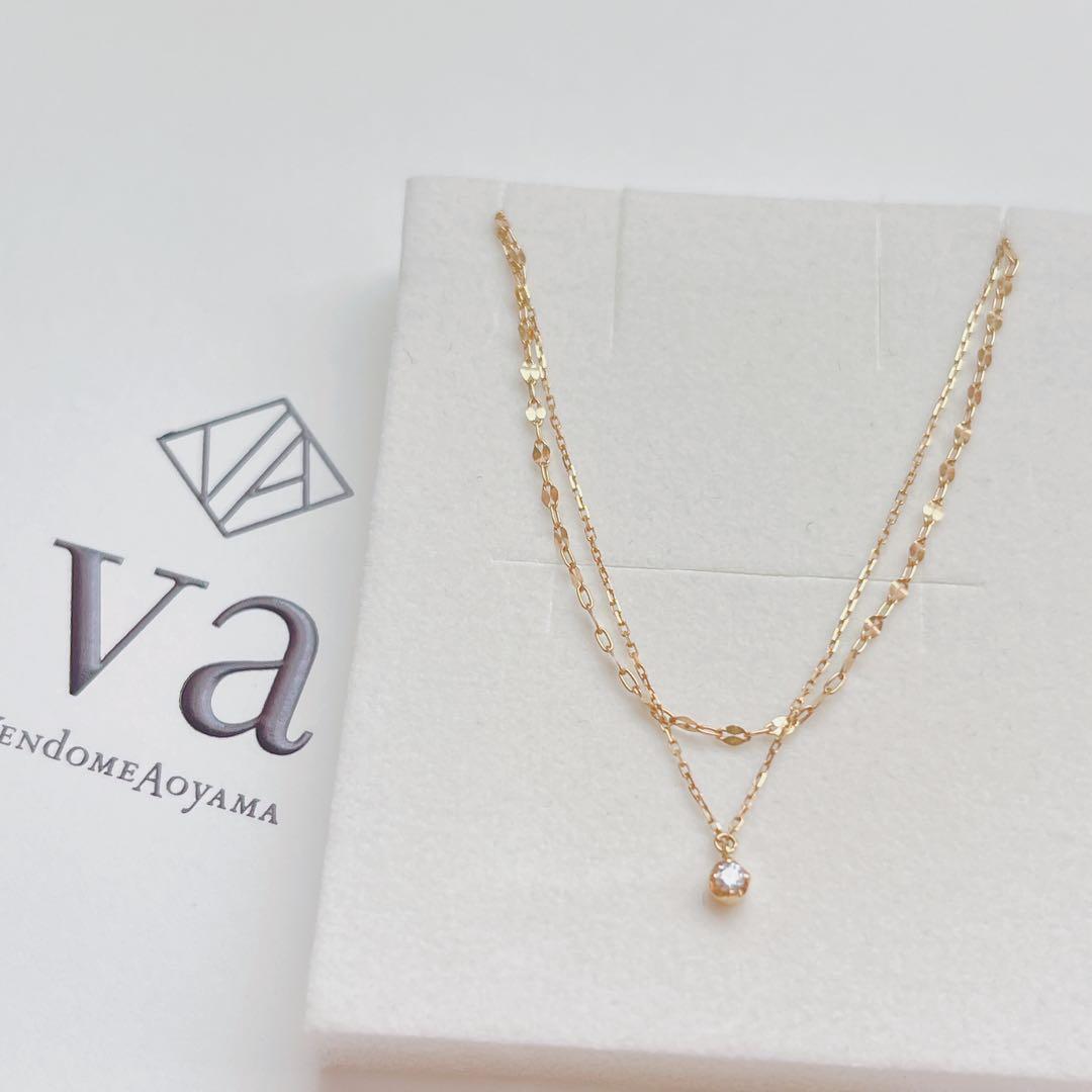 ヴァンドーム青山 ブレスレット 2連ブレスレット ダイヤモンド イエローゴールド