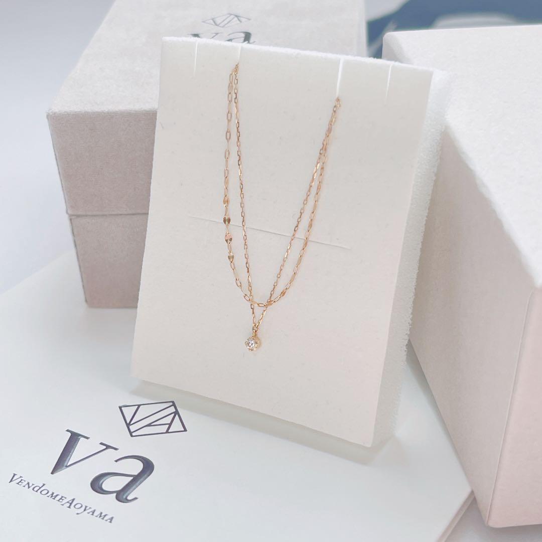 ヴァンドーム青山 ブレスレット 2連ブレスレット ダイヤモンド イエローゴールド