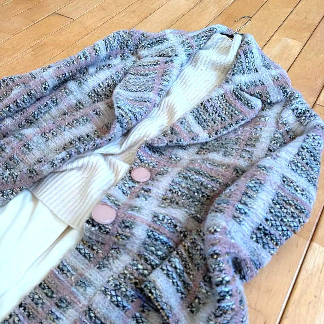 素敵❗️イタリア製ネップツイードコート