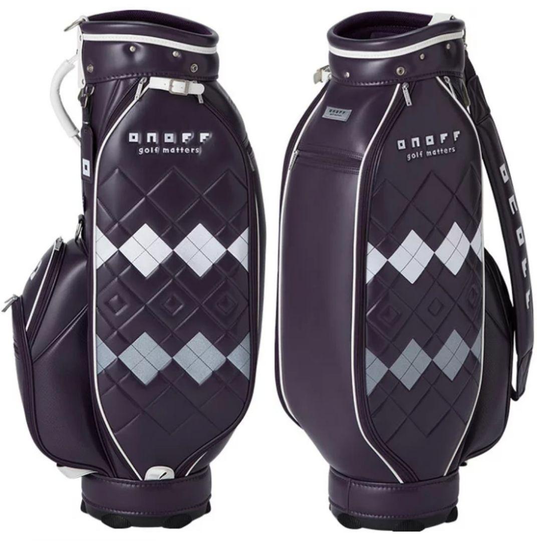 【新品】オノフ レディース　キャディバッグ 5口　パープル