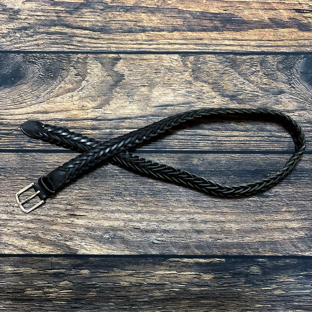 小物 WHITEHOUSECOX / leather mesh belt