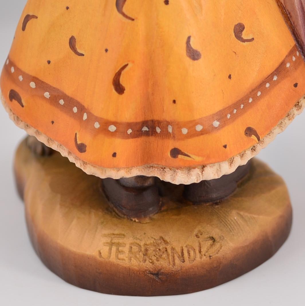 連れてって　アンリ　ANRI　イタリア　高さ16ｃｍ　木彫り人形　ヴィンテージ