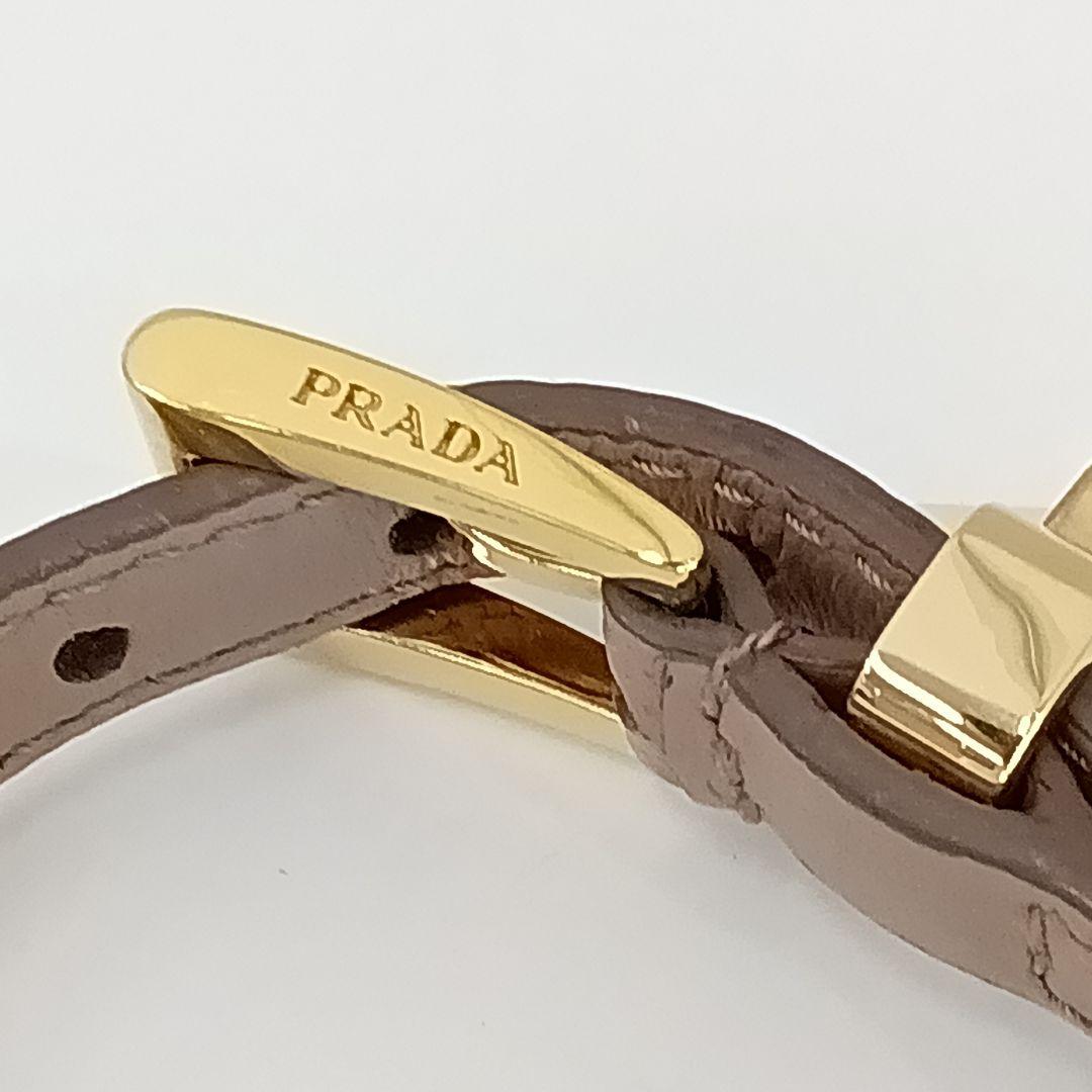 PRADA プラダ レザーブレスレット