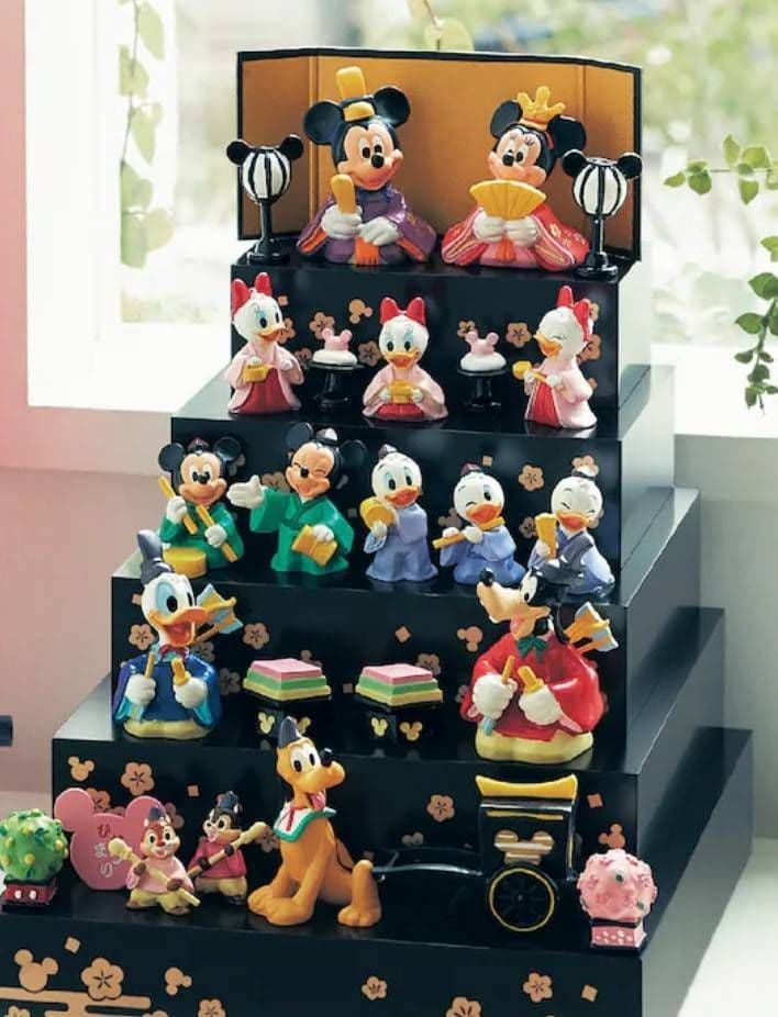ミッキー ディズニー ひな祭り 雛人形セット