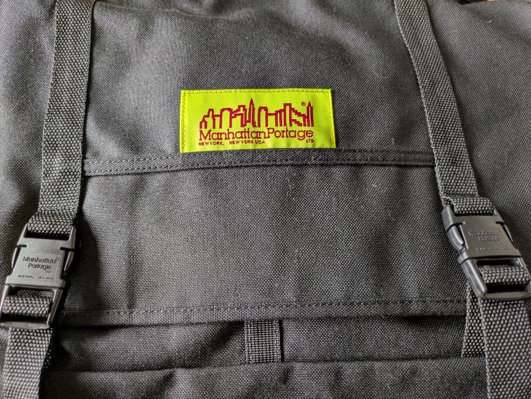 美品Manhattan Portageメッセンジャーバック イエローラベル大容量