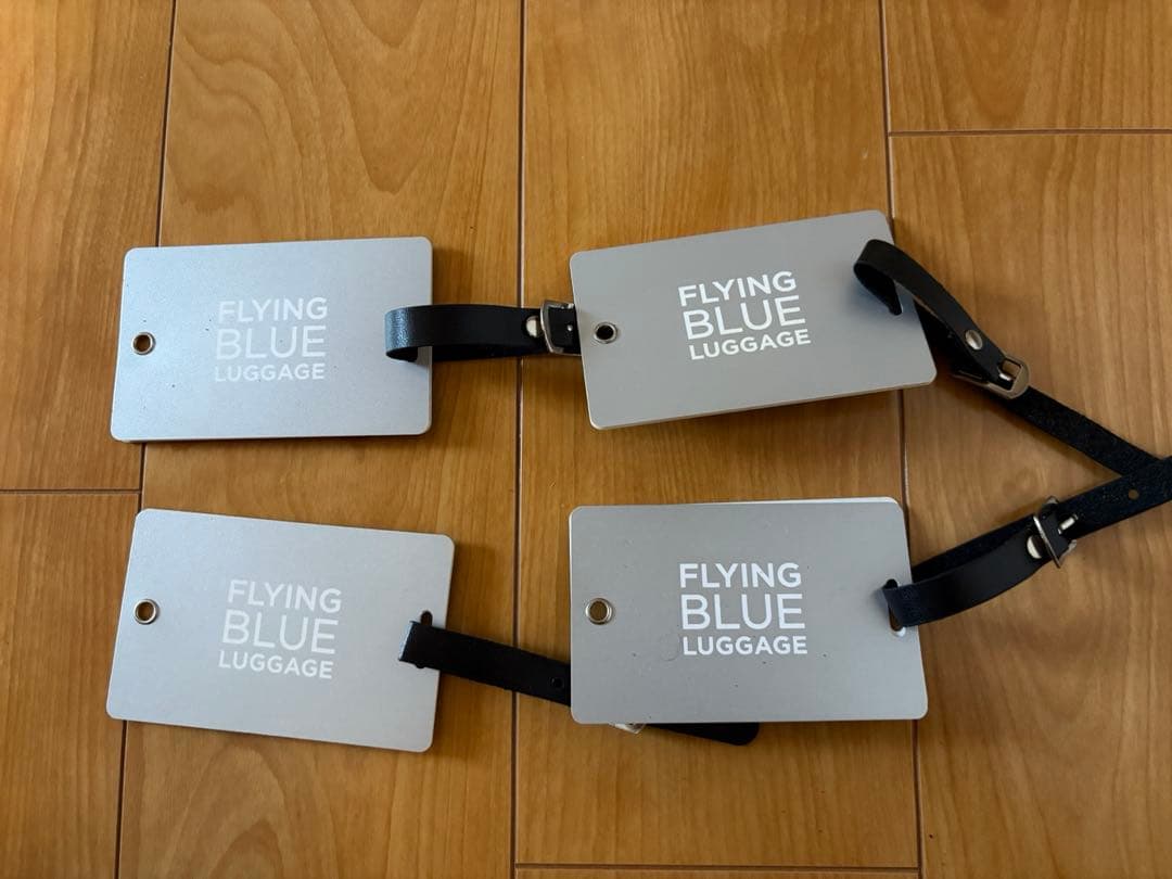 プラチナム・フライングブルー ネームタグ 4個セット