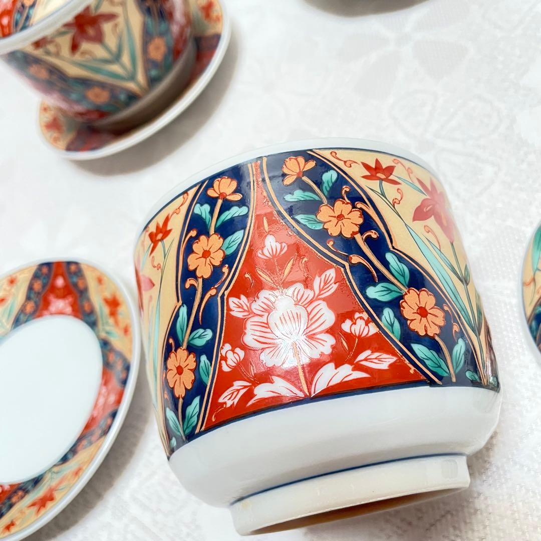 未使用 美濃焼 食器 花柄 蓋つき煮物椀 豪華 茶碗蒸し 蓋 茶碗