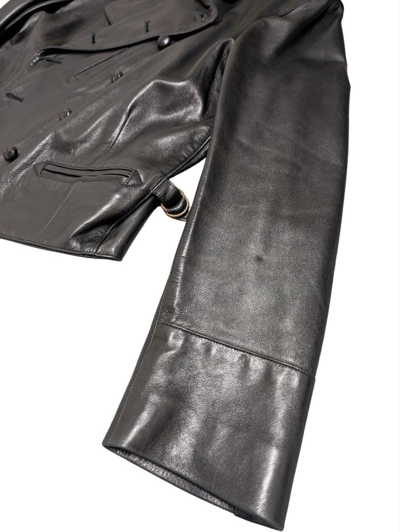 アニエスベー スペシャル レザー ジャケット ナポレオン 40サイズ