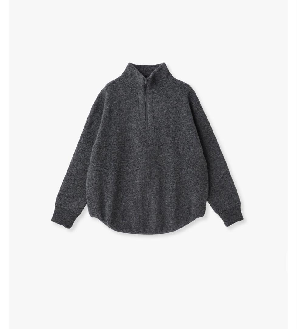 RHC ボア　ハーフジップ　プルオーバー　グレー　XSサイズ