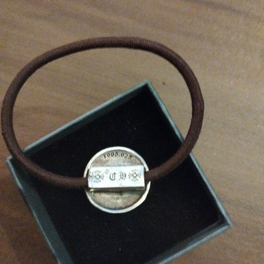 シルバー925素材 純銀 クロム クロスゴム キーパーリング ペーパーチェーン