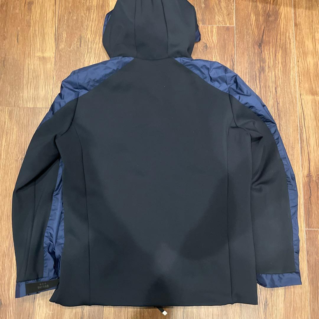 【レア】TATRAS タトラス ナイロンパーカー フーディー ネイビー ブルー