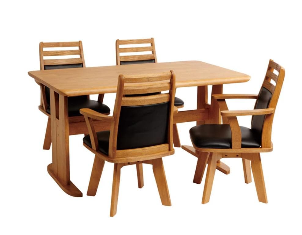 CD DC CB　2脚　ダイニングチェア　アームチェア肘付　ナチュラル＊ブラック