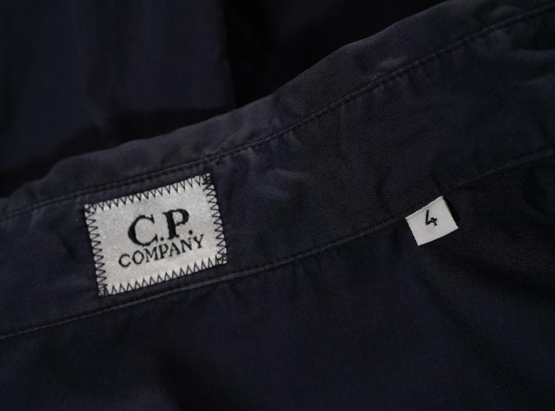2001SS C.P.COMPANY コットン ジップシャツ ネイビー 4