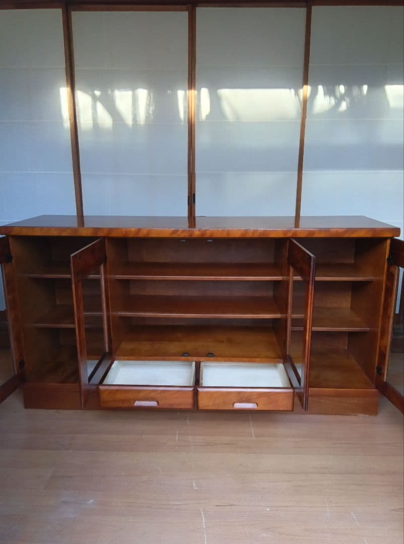 大雪木工 リビングキャビネット ローボード 北欧風家具