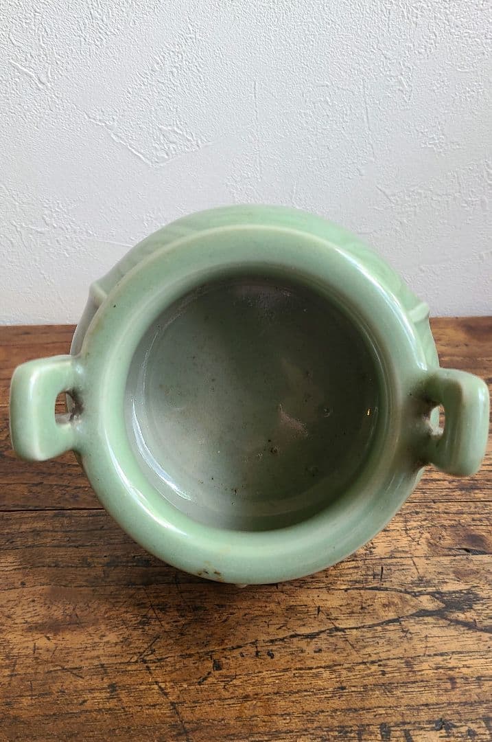 《美品》青磁三足香炉