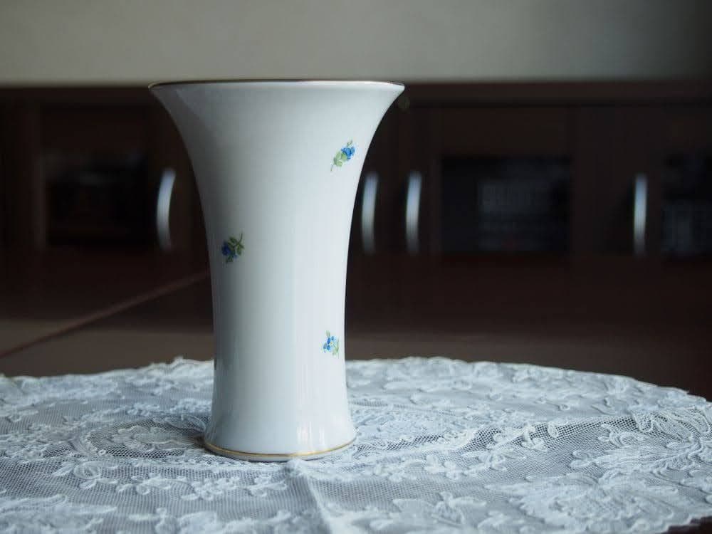 Augarten アウガルテン　忘れな草　勿忘草　花瓶　ベース