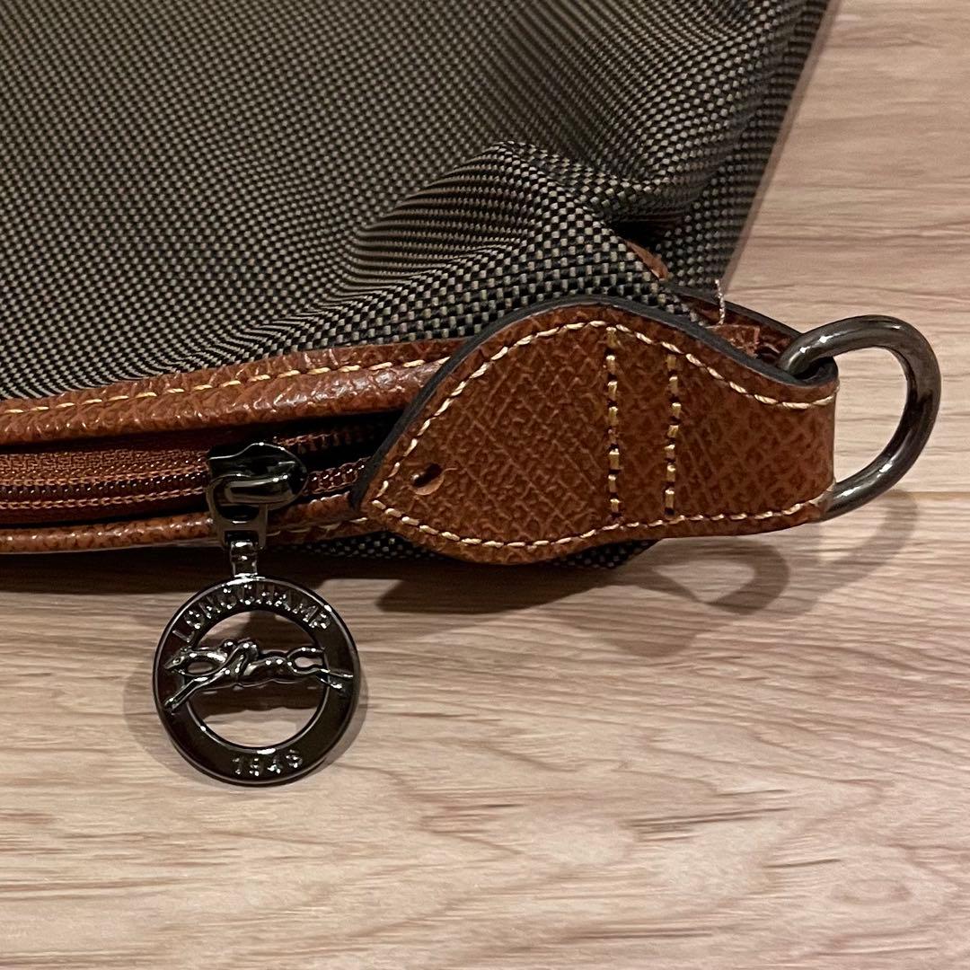 ロンシャンLONGCHAMP ボストンバッグ ボックスフォード カーキ/ブラウン