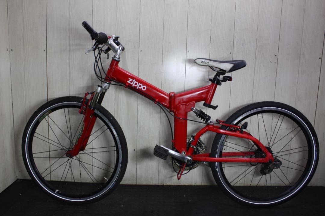 ZIPPO(ジッポー) 26型 アルミ 21速 450mm Wサス 折り畳MTB