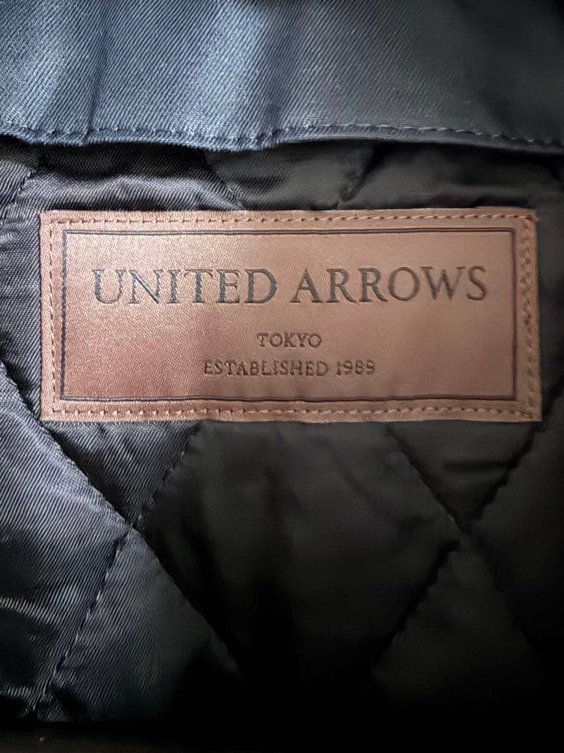 UNITED ARROWS ステンカラーコート/ネイビー/Mサイズ