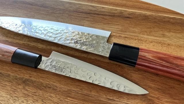 【牛刀＆ペティナイフ】槌目包丁　ITADACI　岐阜・関市【最強2本セット】