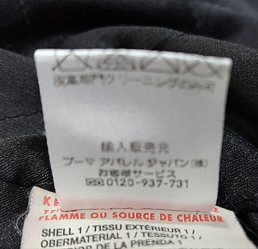 PUMA Clydeフード付きレザージャケット サイズUSM　フライトジャケット