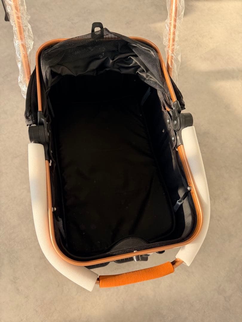 新品　折りたたみ式ペットカート 黒　分離式