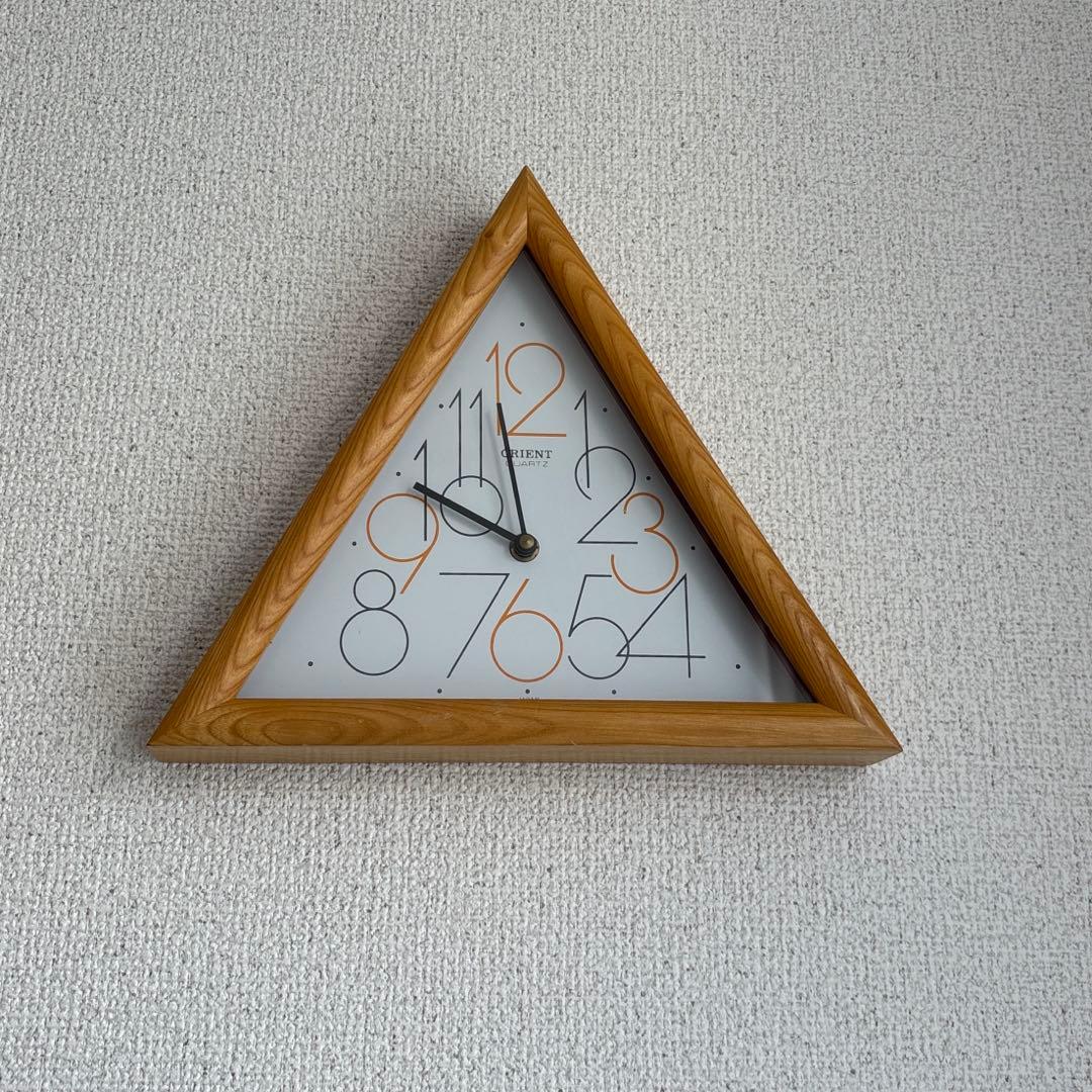 3yen様　ORIENT トライアングル CLOCK ポストモダン　80s