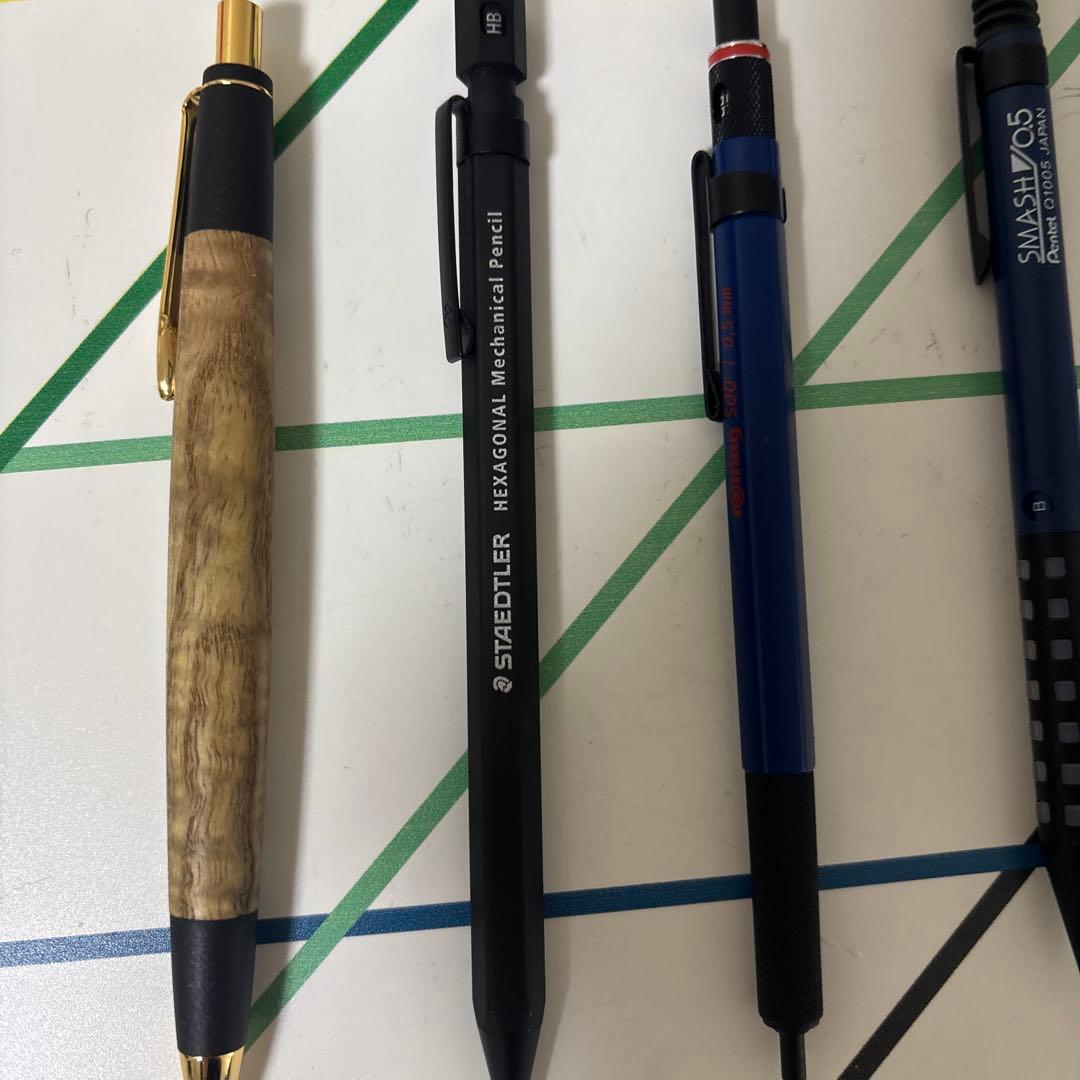 ボナンペン＋ヘキサゴナルスマッシュロットリング500セットシャープペンシル