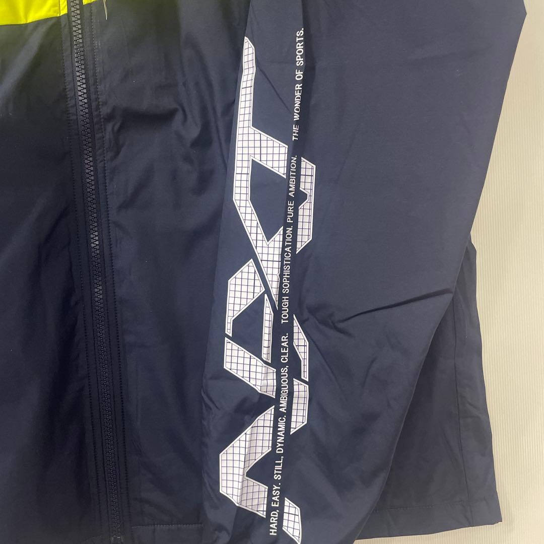 ミズノ ウィンドブレ－カ－上下セット 2XL ディ－プネイビー
