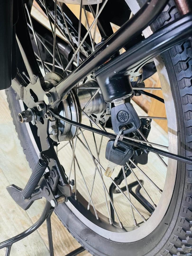 特価 ヤマハ 最高級バビー ブラウン 子供乗せ電動アシスト自転車 H1878